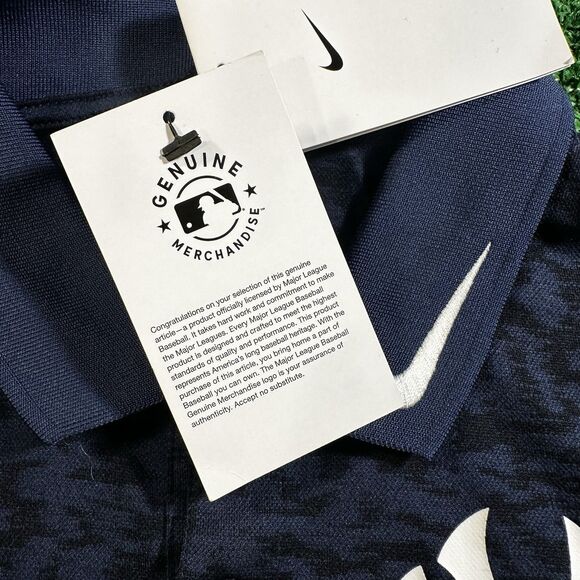 Nike Dri-Fit Genuine MLB New York Yankees Short Sleeve Polo Shirt Small NWT - Picture 8 of 12
